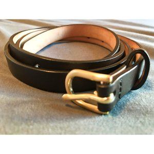 Dark Brown Slim Belt